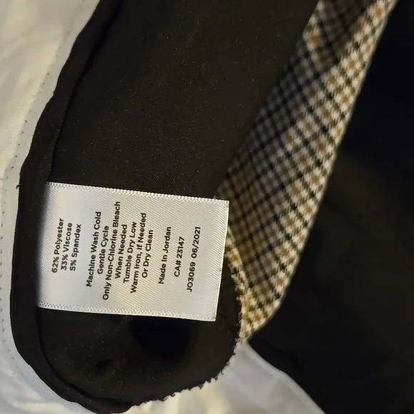 Size 20W Plaid Pants by Talbots - Picture 5 of 9